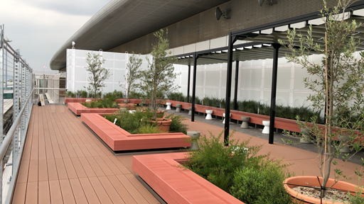 広島空港カードラウンジ Yamanami Villa オープンテラス