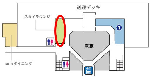 松山空港 スカイラウンジ マップ