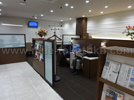 松山空港 ビジネスラウンジ 雰囲気