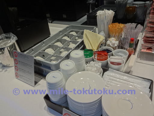 松山空港 ANAラウンジ ストロー・ナプキン等