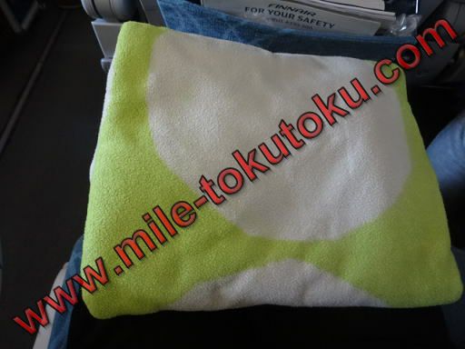 フィンランド航空 A330 エコノミークラス ブランケット