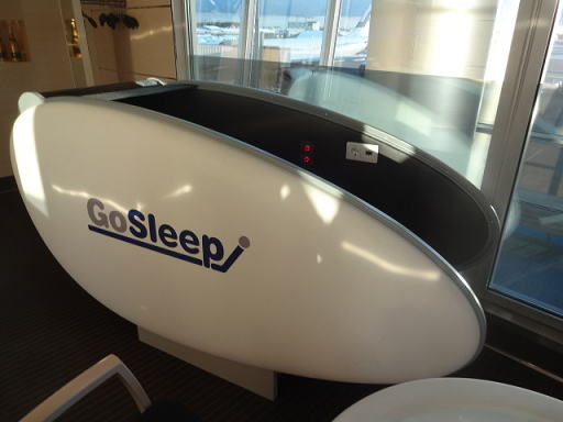 フィンランド航空ラウンジ 仮眠用カプセル