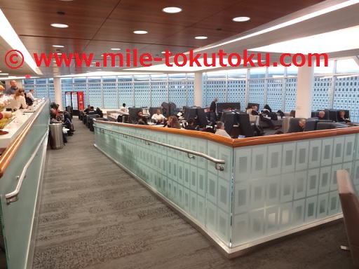 ミネアポリス空港 デルタ航空ラウンジ スロープ