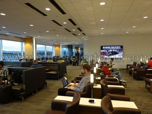 ロサンゼルス デルタ航空ラウンジ 全体