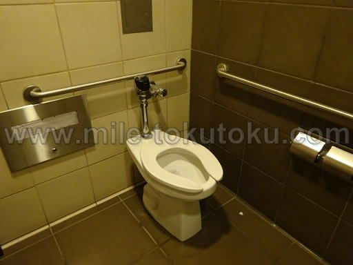 ロサンゼルス デルタ航空ラウンジ トイレ