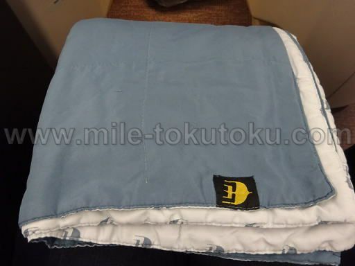 マレーシア航空 A350 ビジネスクラス 毛布