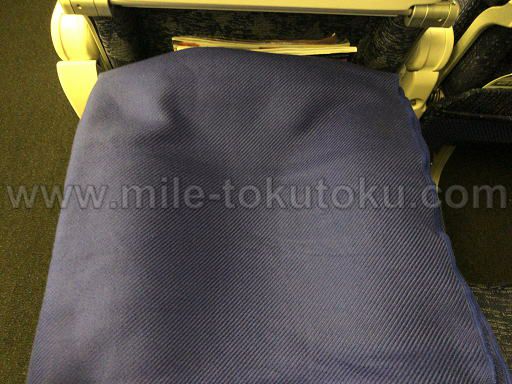 ANA国内線 普通席 モニター付き新シート ブランケット
