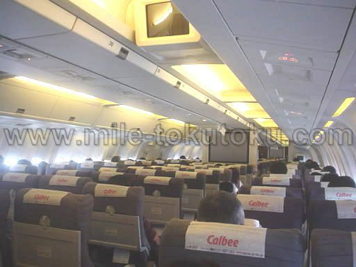 エアドゥ (AirDo) B767型機の機内