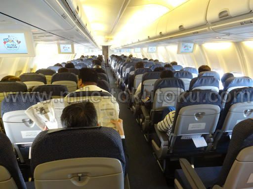 エアドゥ (AirDo) B737型機の機内