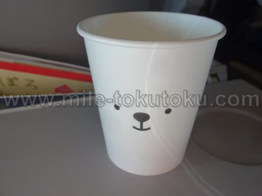 エアドゥ (AirDo) ベアドゥの紙コップ