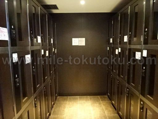 羽田JALダイヤモンドプレミアラウンジ ロッカー