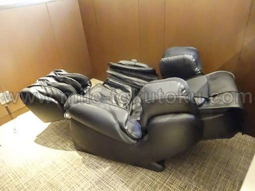 羽田JALダイヤモンドプレミアラウンジ マッサージチェア