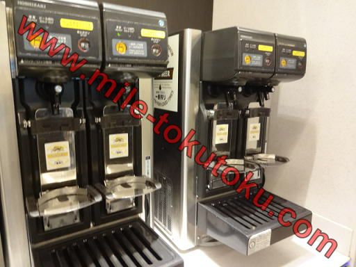 羽田空港 国内線 ANAラウンジ ビールサーバー