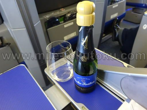 ANA国内線 プレミアムクラス シャンパン