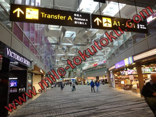 シンガポール/チャンギ空港 乗り継ぎカウンターは英語でTransfer