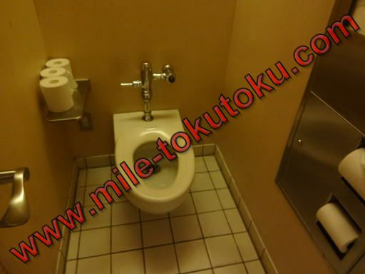 成田空港 ユナイテッド航空ラウンジ トイレの個室