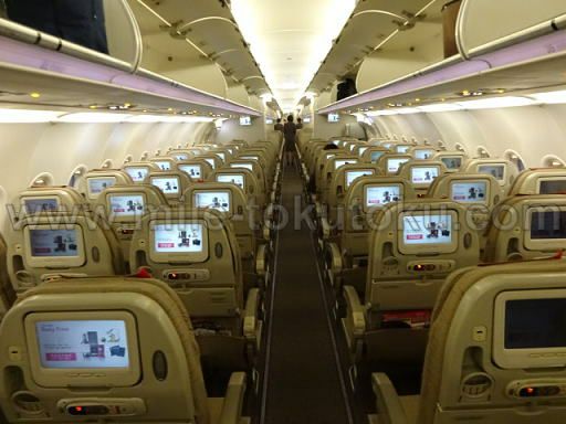 アシアナ航空 エコノミークラス A321 雰囲気
