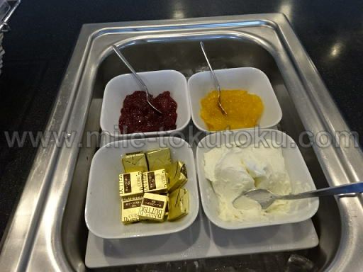 成田空港 デルタ航空ラウンジ ジャム・バター