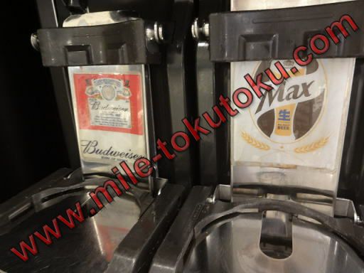 ソウル仁川空港 大韓航空ラウンジ ビールは2種類