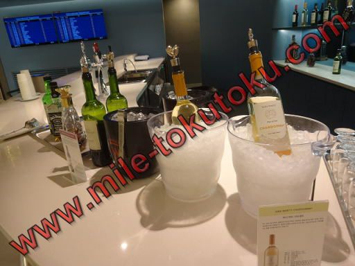 ソウル仁川空港 大韓航空ラウンジ アルコールコーナー