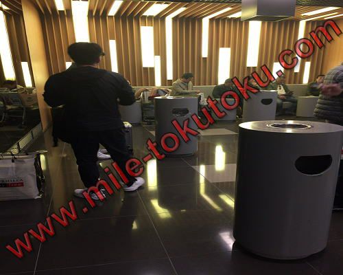 ソウル仁川空港 大韓航空ラウンジ 喫煙室