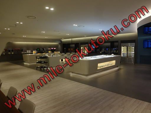 ソウル仁川空港 大韓航空ラウンジ 食事コーナー