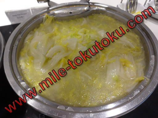 上海/浦東空港 中国東方航空ラウンジ 白菜炒め