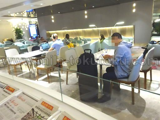 広州空港 中国南方航空ラウンジ 雰囲気