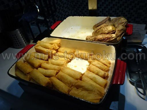 広州空港 中国南方航空ラウンジ 春巻き