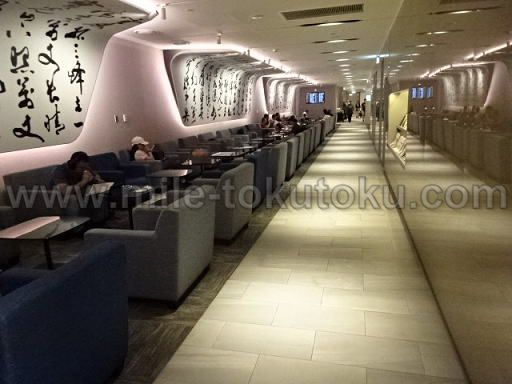 台北/桃園空港 チャイナエアラインラウンジ 全体