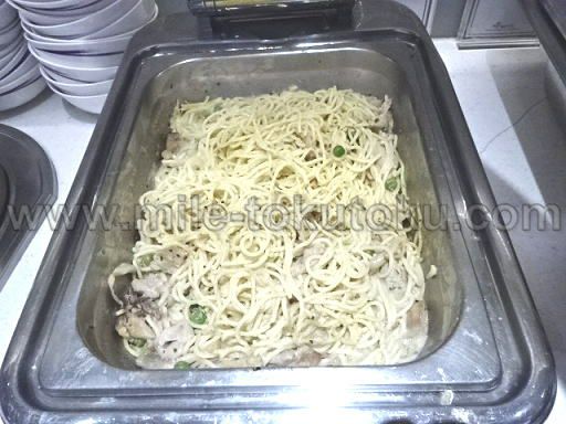 台北/桃園空港 チャイナエアラインラウンジ パスタ