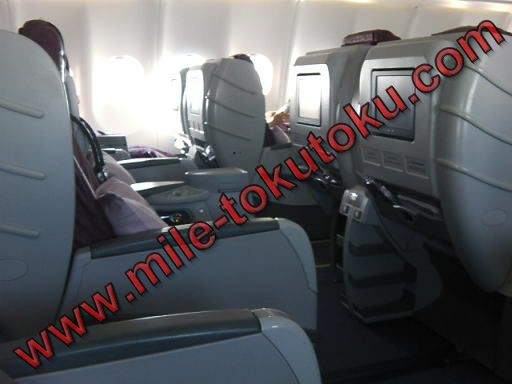 チャイナエアライン ビジネスクラス A330 キャビン
