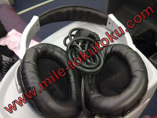 チャイナエアライン ビジネスクラス ヘッドホン