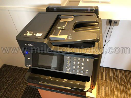 羽田空港 国内線 JALサクララウンジ プリンター