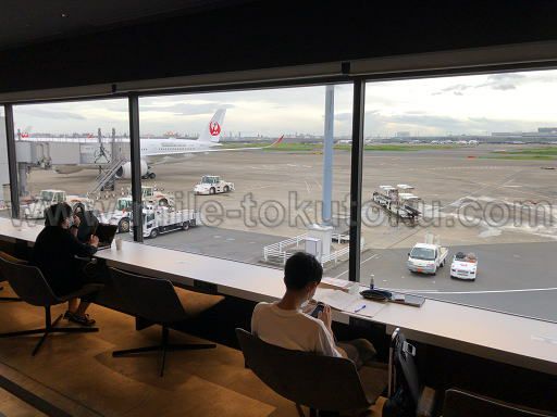 羽田空港/第1 スカイマーク側ラウンジ POWER LOUNGE NORTH 外の景色