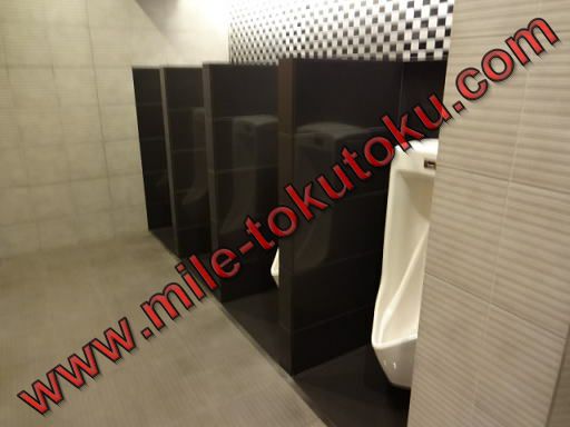 成田空港 アメリカン航空ラウンジ 男性トイレ